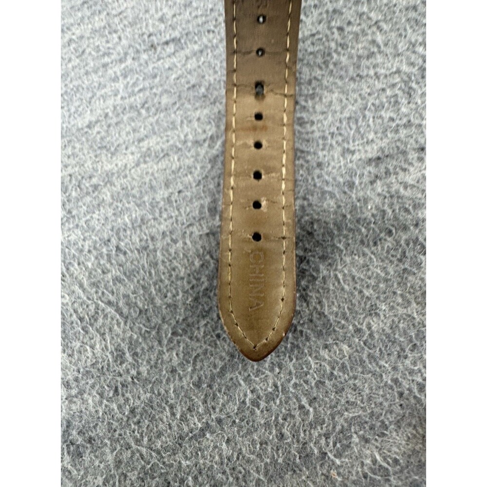 SHARP SHP5721 Silver Tone Brown Leather Band AS - Picture 11 of 11